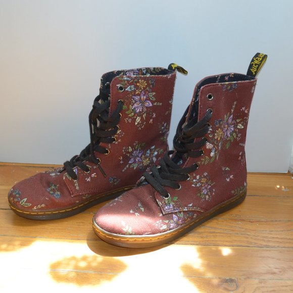 Dr. Martens Shoes - Dr Martens Floral Canvas Boots